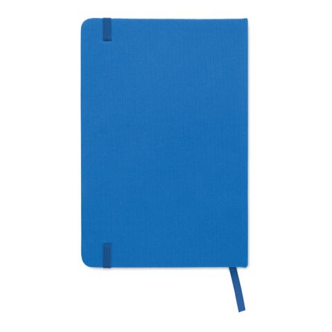 Carnet A5 couverture RPET 600D bleu royal | sans marquage | non disponible | non disponible | non disponible