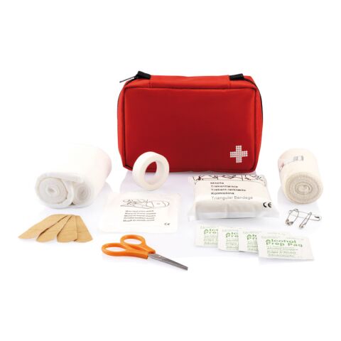 Kit de premiers soins de la taille d’une enveloppe rouge | sans marquage | non disponible | non disponible