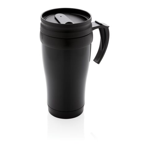 Mug en acier inoxydable noir | sans marquage | non disponible | non disponible | non disponible