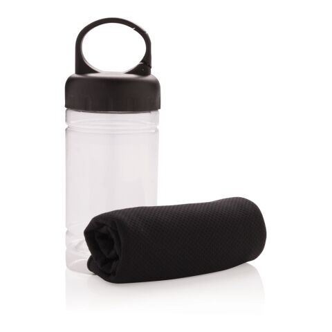 Serviette sport rafraichissante noir | sans marquage | non disponible | non disponible | non disponible