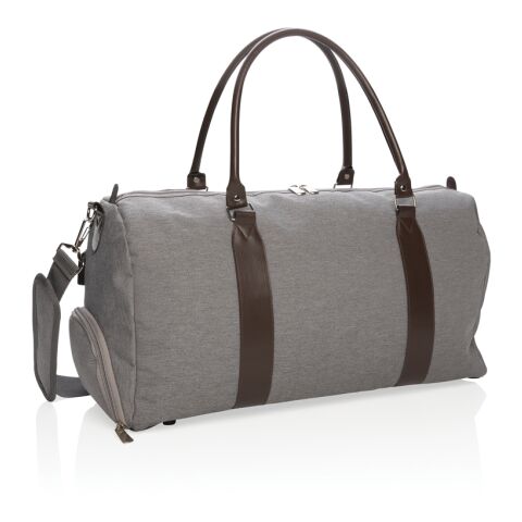 Sac weekend avec port USB gris | sans marquage | non disponible | non disponible | non disponible