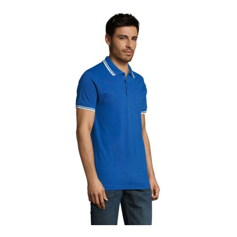 PASADENA MEN POLO 200 Royal/Blanc | L | sans marquage | non disponible | non disponible | non disponible