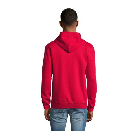 STONE UNI HOODIE 260g rouge | S | sans marquage | non disponible | non disponible | non disponible
