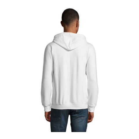 STONE UNI HOODIE 260g blanc | S | sans marquage | non disponible | non disponible | non disponible