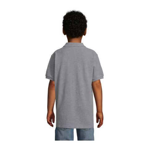 PERFECT KIDS POLO 180g gris chine 2 | XL | sans marquage | non disponible | non disponible | non disponible