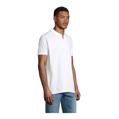 PLANET MEN Polo 170g Blanc | M | sans marquage | non disponible | non disponible | non disponible