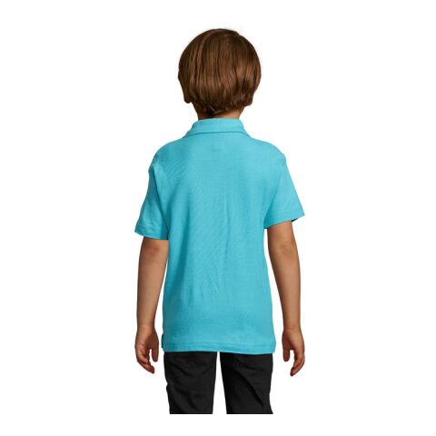 SUMMER II KIDS Polo 170g bleu atoll | XL | sans marquage | non disponible | non disponible | non disponible