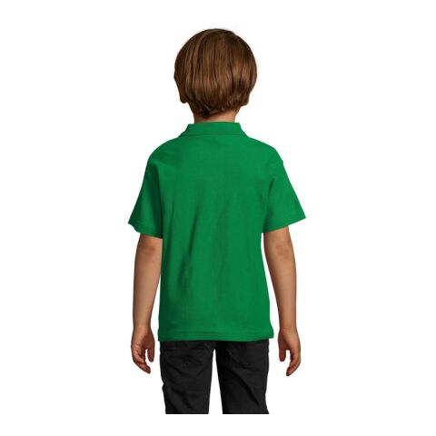 SUMMER II KIDS Polo 170g vert prairie | XL | sans marquage | non disponible | non disponible | non disponible