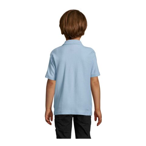SUMMER II KIDS Polo 170g ciel piqué | XXL | sans marquage | non disponible | non disponible | non disponible