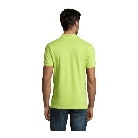 PERFECT MEN Polo 180g vert pomme | L | Sérigraphie 1 couleur | poitrine avant | 100 mm x 100 mm | non disponible