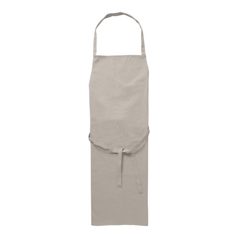 Tablier de cuisine en polyester 200 g/m² Mindy gris | sans marquage | non disponible | non disponible