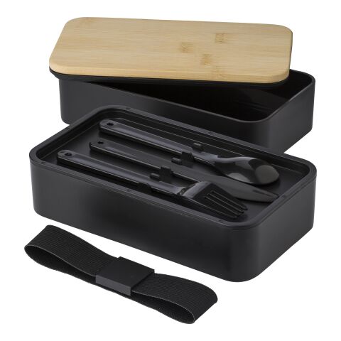 Lunch box double compartiment en PP Maxton blanc | sans marquage | non disponible | non disponible