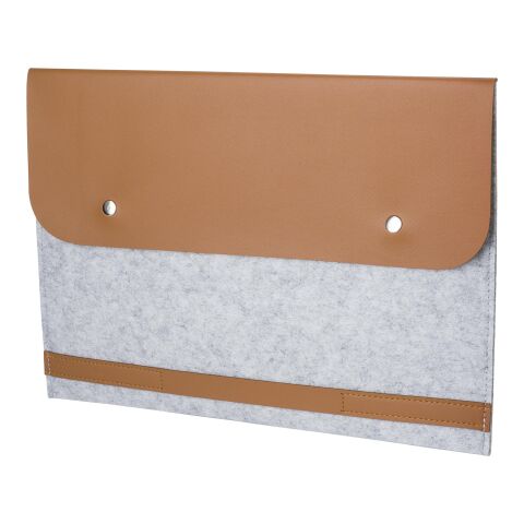 Pochette porte-ordinateur en feutre Rpet Jonathan gris clair | sans marquage | non disponible | non disponible