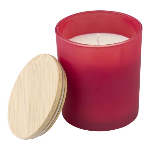 Bougie dans un support en verre Josiah blanc | sans marquage | non disponible | non disponible