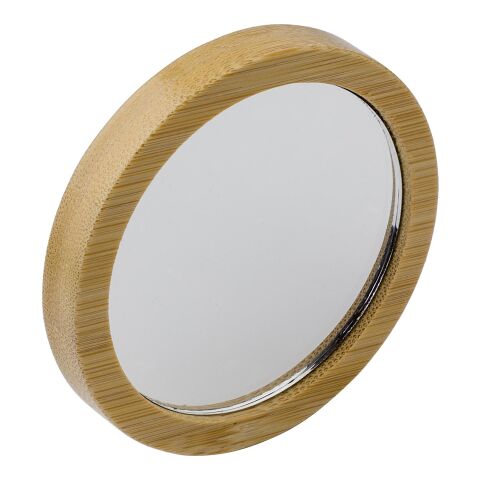 Miroir de poche en bambou Jeremiah marron | sans marquage | non disponible | non disponible