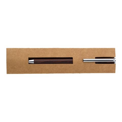 Stylo bille en palissandre Raquelle marron | sans marquage | non disponible | non disponible