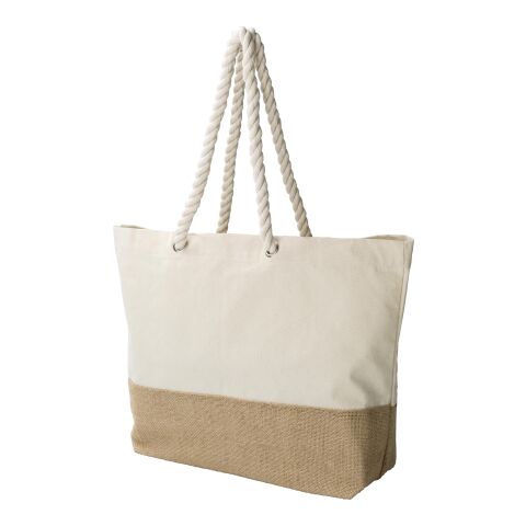 Sac shopping en coton canvas Diego beige | sans marquage | non disponible | non disponible