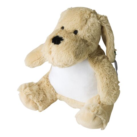 Peluche &#039;Chien&#039; en polyester Hailey beige | sans marquage | non disponible | non disponible