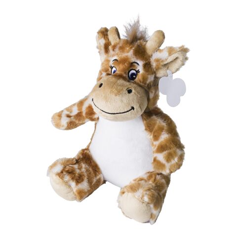 Peluche &#039;Girafe&#039; en polyester Rick orange | sans marquage | non disponible | non disponible