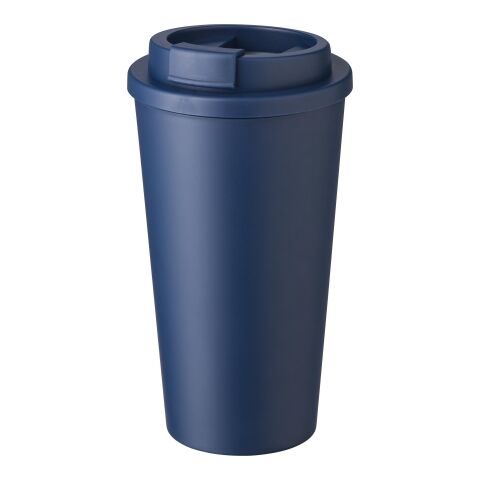 Mug double paroi en plastique PP Mackenzie vert | sans marquage | non disponible | non disponible