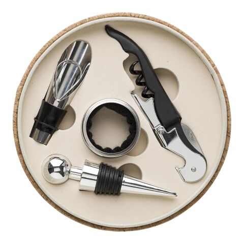 Set à vin dans un écrin en liège Milana marron | sans marquage | non disponible | non disponible