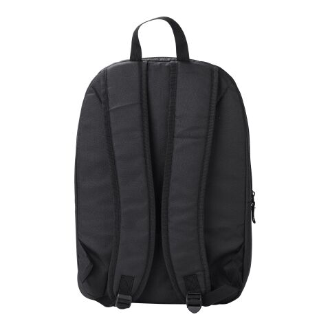 Sac à dos porte-ordinateur en polyester rPET Phineas noir | sans marquage | non disponible | non disponible