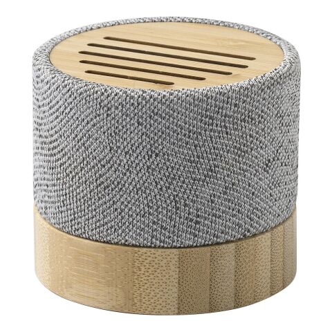 Enceinte sans fil en bambou Cory gris | sans marquage | non disponible | non disponible