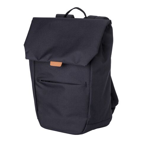 Sac à dos porte-ordinateur en polyester 600D Appolo noir | sans marquage | non disponible | non disponible