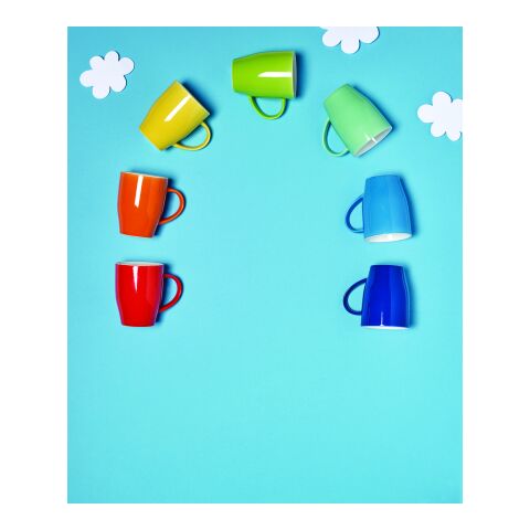 Mug bicolore en porcelaine bleu | sans marquage | non disponible | non disponible