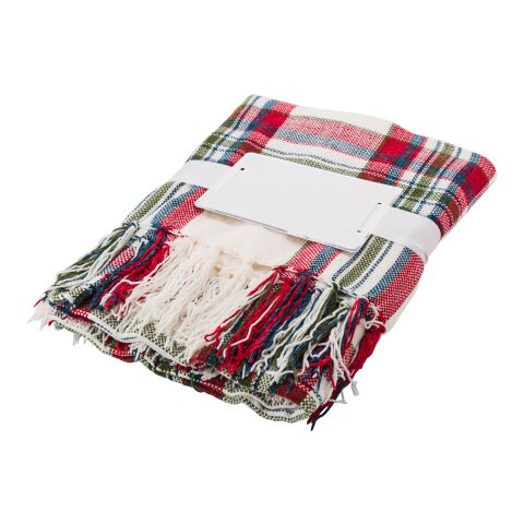 Couverture chenille en polyester (600 g/m²) rouge | sans marquage | non disponible | non disponible