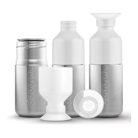 Dopper Steel 350 ML argent/blanc | sans marquage | non disponible | non disponible