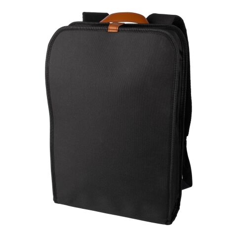 Sac à dos porte-ordinateur en polyester rPET Ralf noir | sans marquage | non disponible | non disponible