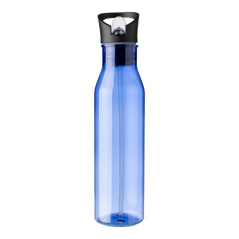 Gourde de 730 ml en rPET avec paille Manfred bleu cobalt | sans marquage | non disponible | non disponible