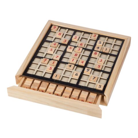 Jeu de sudoku en bois Christa marron | sans marquage | non disponible | non disponible