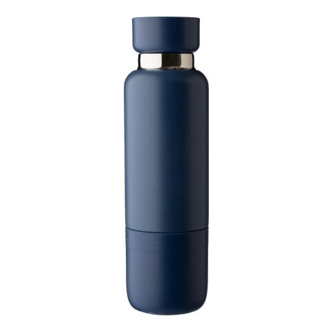 Gourde double paroi de 500 ml en acier inoxydable Lieselotte bleu | sans marquage | non disponible | non disponible