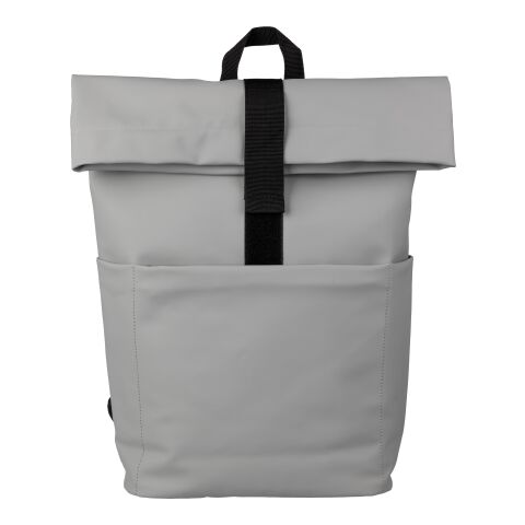 Sac à dos porte-ordinateur en PU Senta gris | sans marquage | non disponible | non disponible