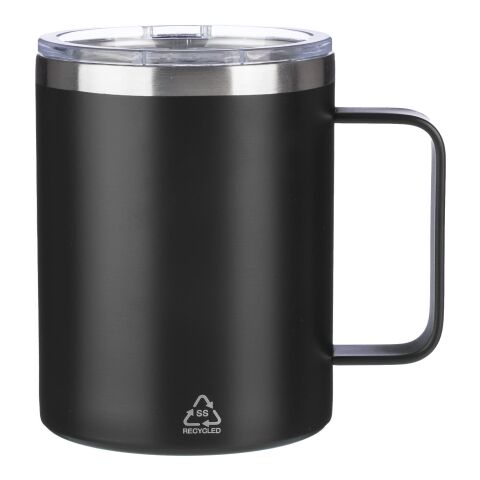 Mug double paroi en acier inoxydable Renate noir | sans marquage | non disponible | non disponible