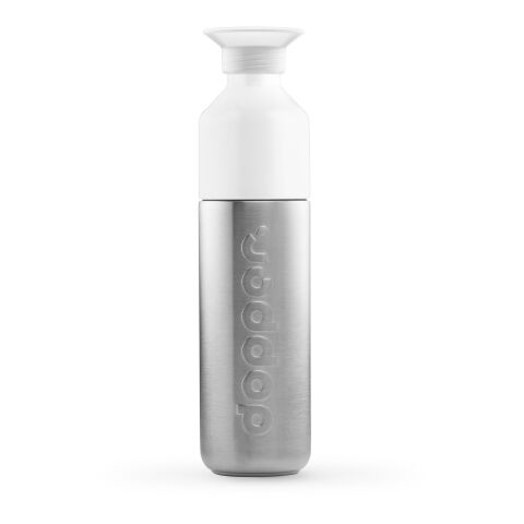 Dopper Solid Steel 490 ml argent/blanc | sans marquage | non disponible | non disponible
