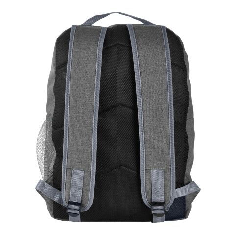 Sac à dos en polycanvas 600D avec poche frontale. gris | sans marquage | non disponible | non disponible