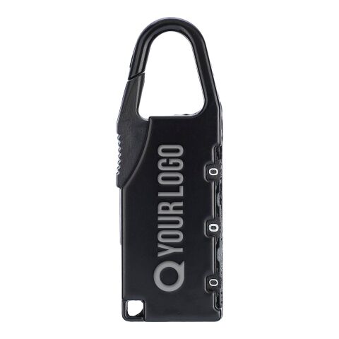 Cadenas à combinaison en zinc April noir | sans marquage | non disponible | non disponible