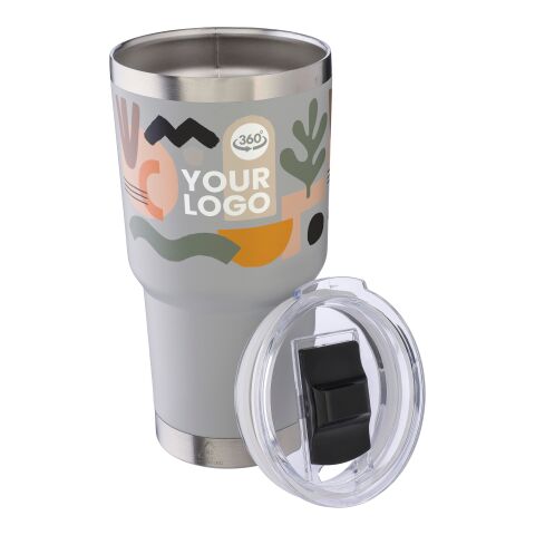 Mug isotherme en acier inoxydable recyclé Arnold blanc | sans marquage | non disponible | non disponible