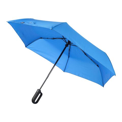 Parapluie pliable en rPET Cynthia bleu | sans marquage | non disponible | non disponible
