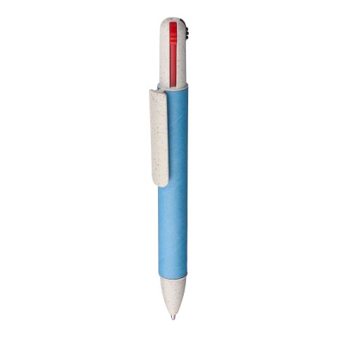 Stylo à bille en carton recyclé Debra rouge | sans marquage | non disponible | non disponible