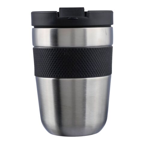 Mug isotherme en acier inoxydable recyclé Keith noir/argent | sans marquage | non disponible | non disponible
