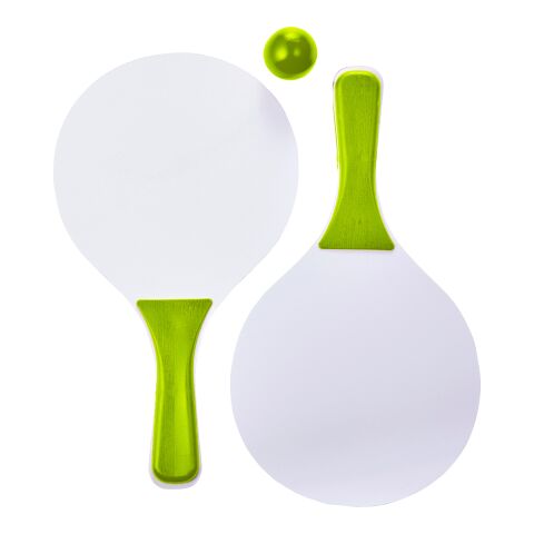 Set de 2 raquettes de plage vert lime