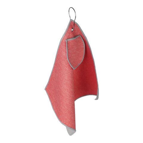 Serviette de golf en rPET Idris vert clair | sans marquage | non disponible | non disponible