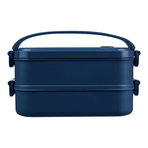 Lunch box en PP d'une capacité totale de 1 600 ml Selwyn bleu | sans marquage | non disponible | non disponible