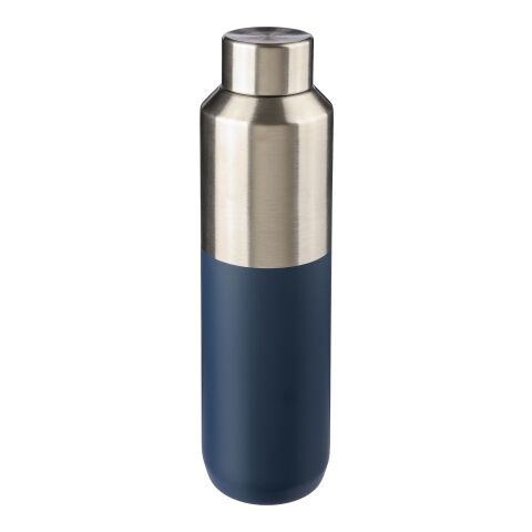 Botella termo de acero inox. reciclado (600 ml) Esen bleu | sans marquage | non disponible | non disponible