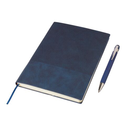 Set de cuaderno de PU reciclado (A5) y bolígrafo Tarek noir | sans marquage | non disponible | non disponible