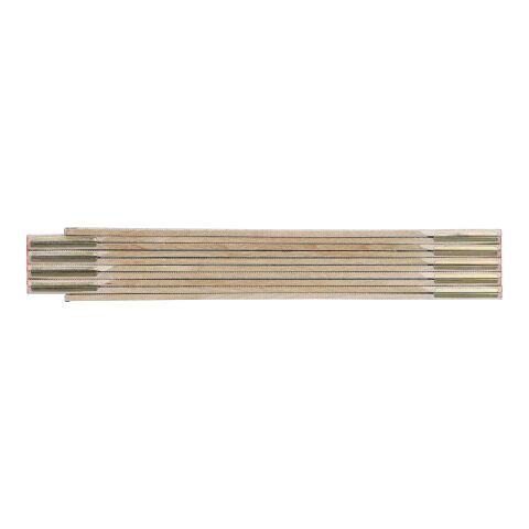 Mètre pliable en bois de bouleau Ezio marron | sans marquage | non disponible | non disponible